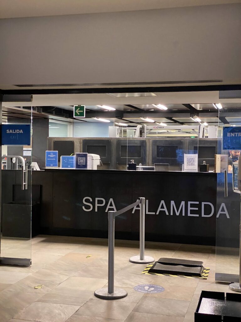 Spa Alameda entrance at Hilton Mexico City Reforma