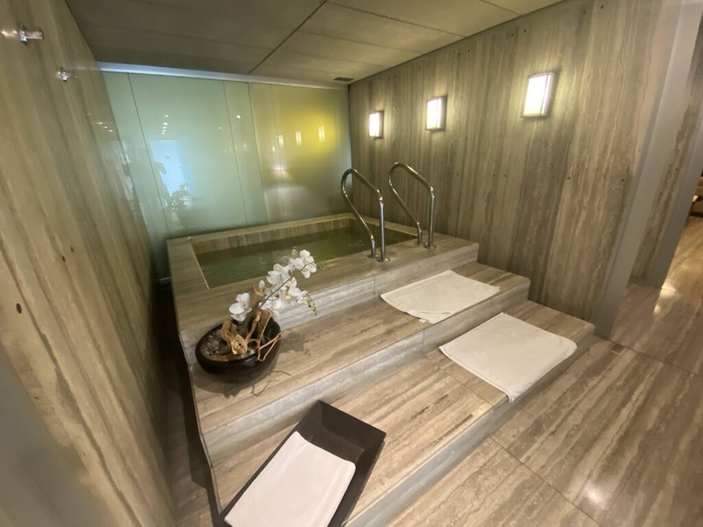 Marble spa plunge pool at Hilton Mexico City Reforma