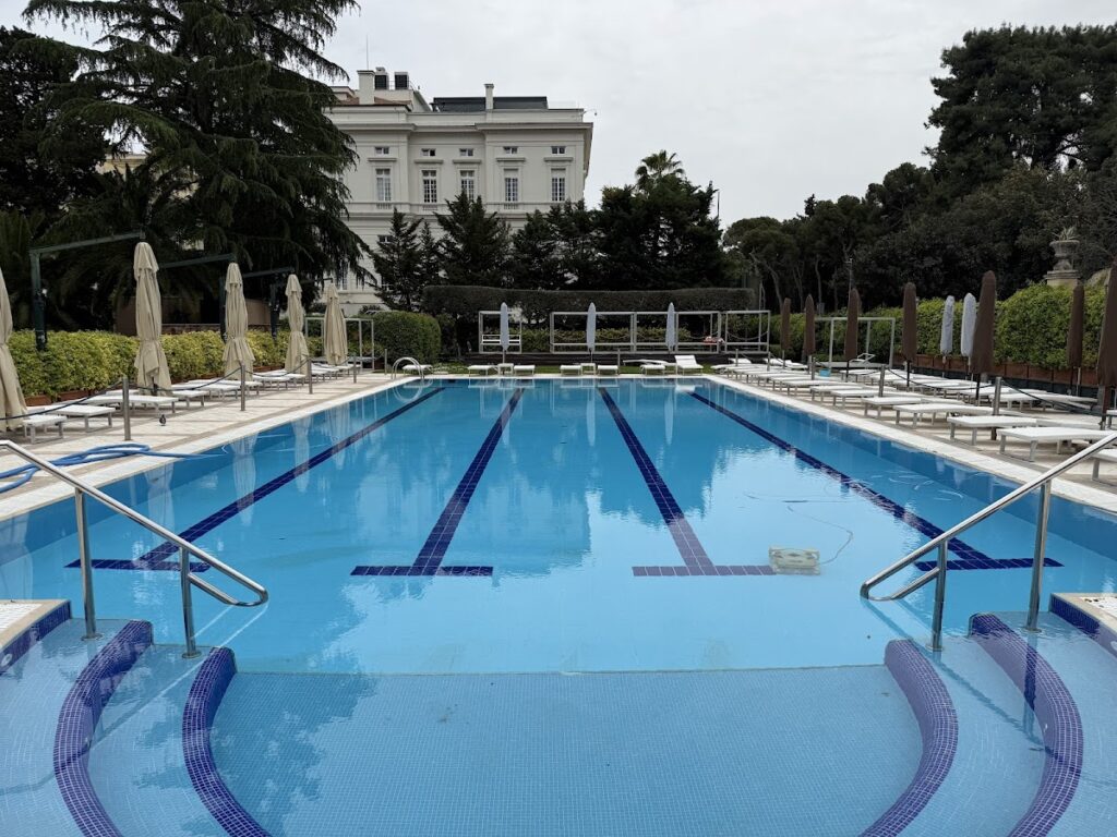 Outdoor swimming pool at Parco dei Principi Hotel Rome