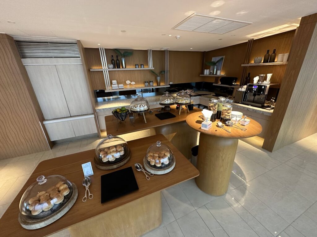 Executive lounge pastry spread at Hilton Pattaya Thailand