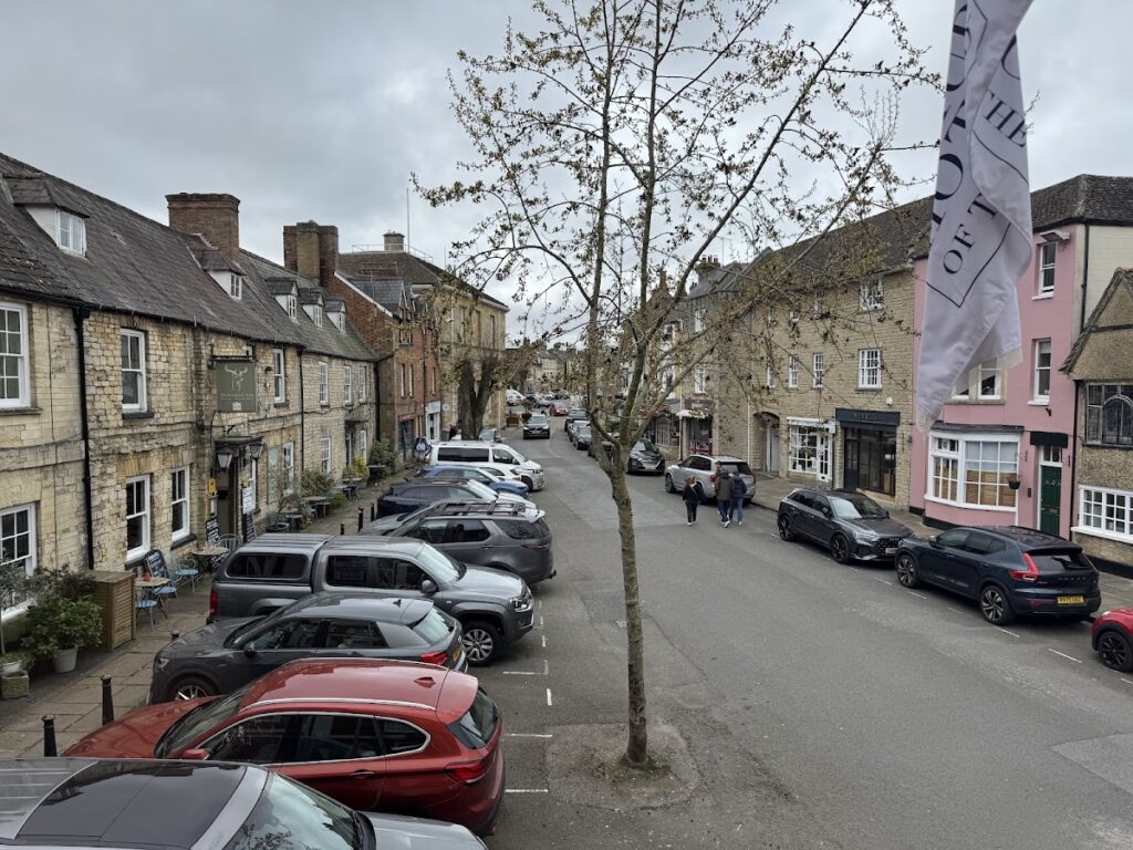 Woodstock Market Street view from The Feathers Hotel