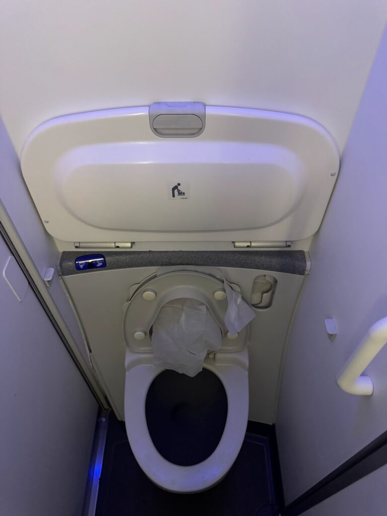 Boeing 787-9 lavatory on British Airways flight