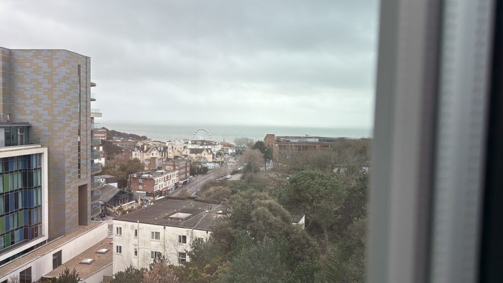 Sea view from Hampton by Hilton Bournemouth room