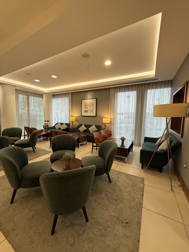 Hampton by Hilton Bournemouth lobby lounge seating area