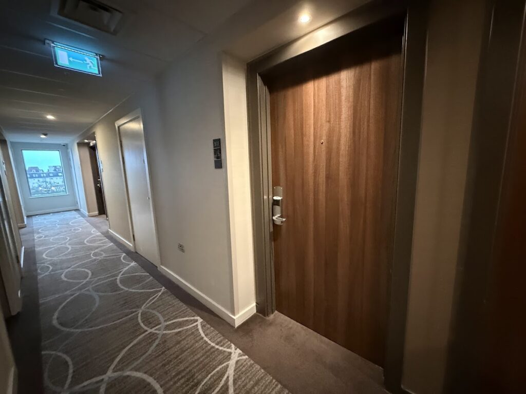 Corridor outside rooms at Hampton by Hilton Bournemouth