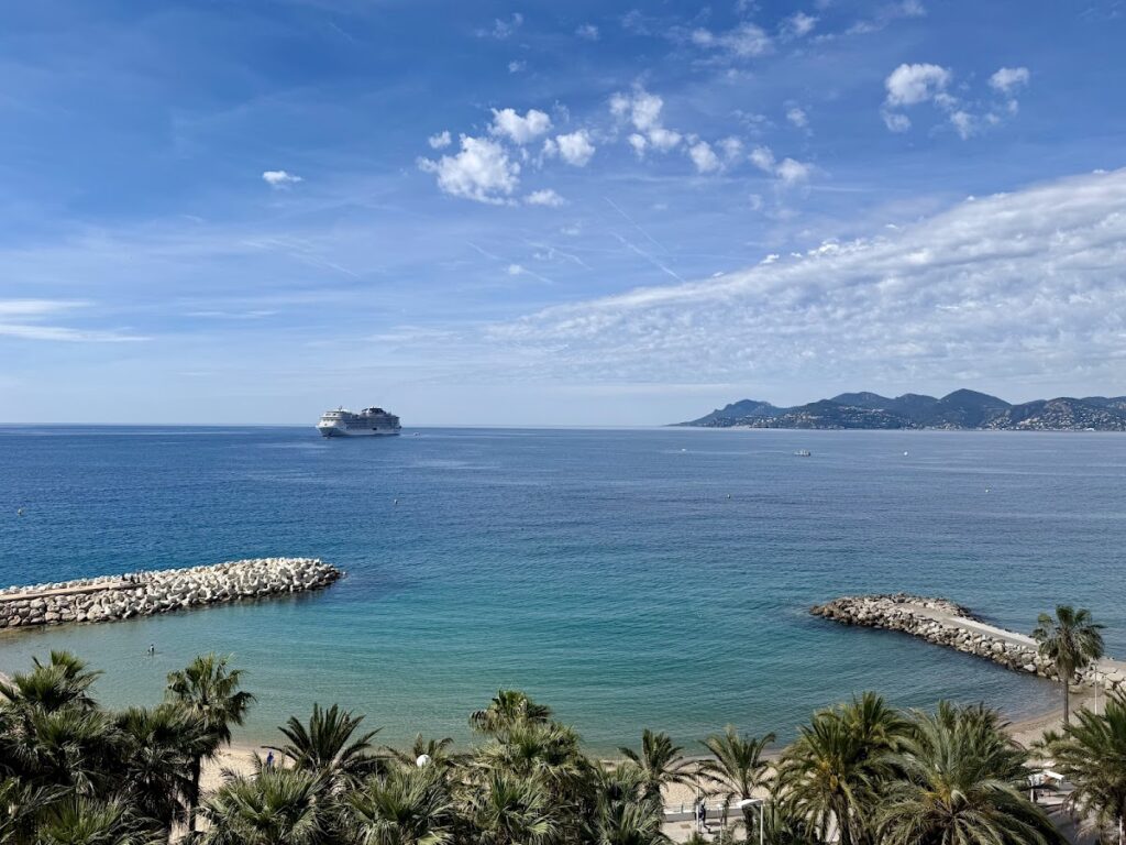 Canopy by Hilton Cannes Review sea view from balcony