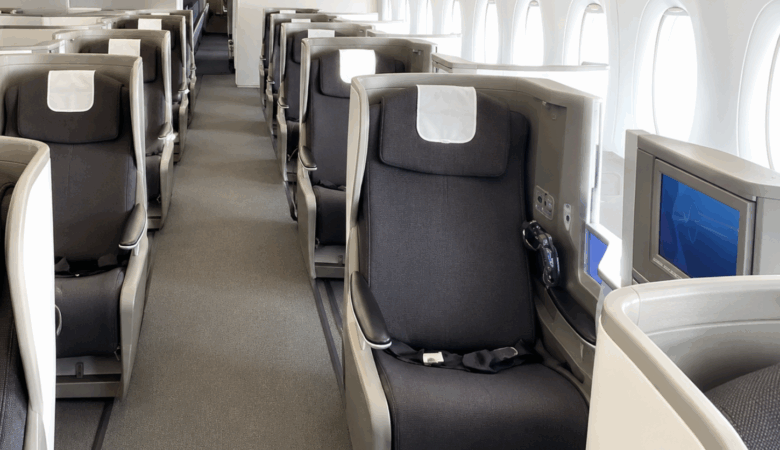 Aisle Club World seats on British Airways A380-800