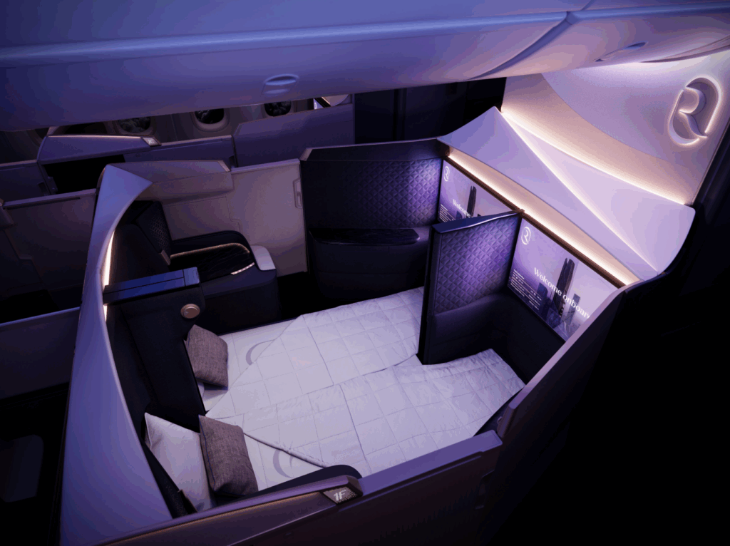 Riyadh Air Business Elite front seat