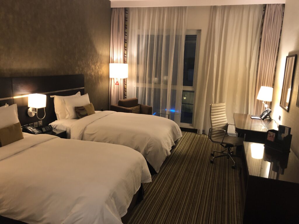 Our free stopover hotel provided by Qatar Airways in 2019