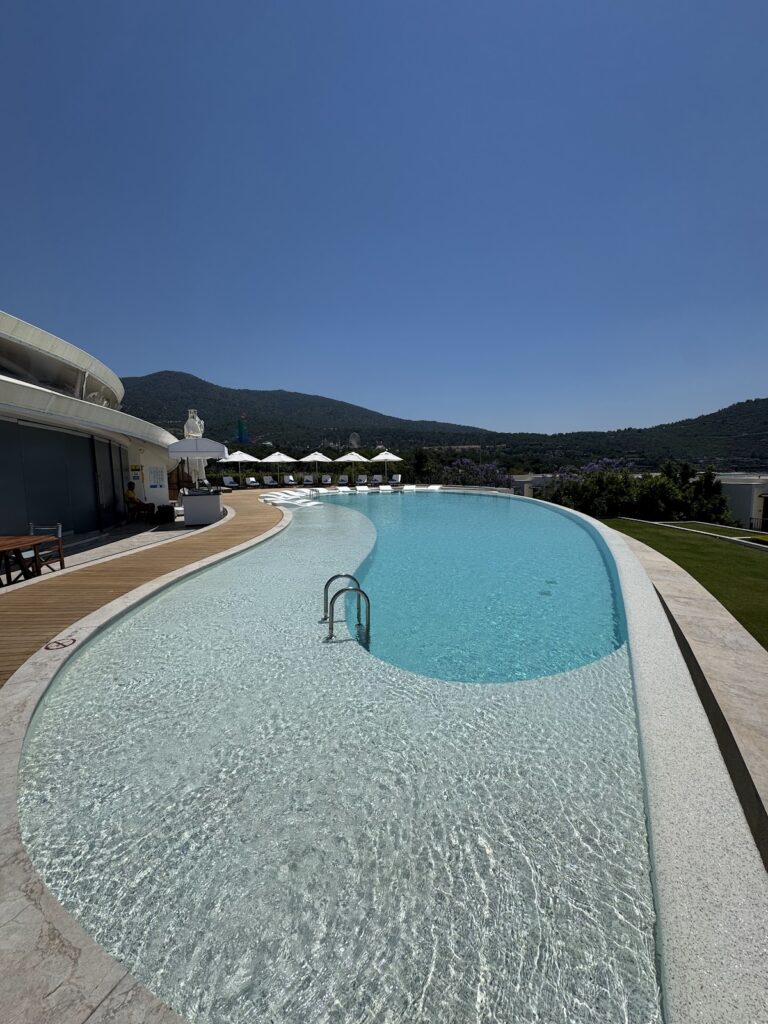 Susona Bodrum review main pool with mountain views