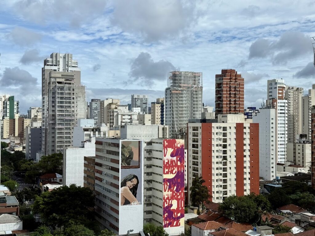São Paulo Pinheiros skyline with residential towers