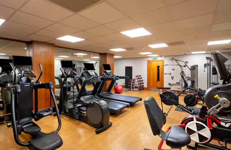 Gym at Hilton Canary Wharf (source: Hilton)