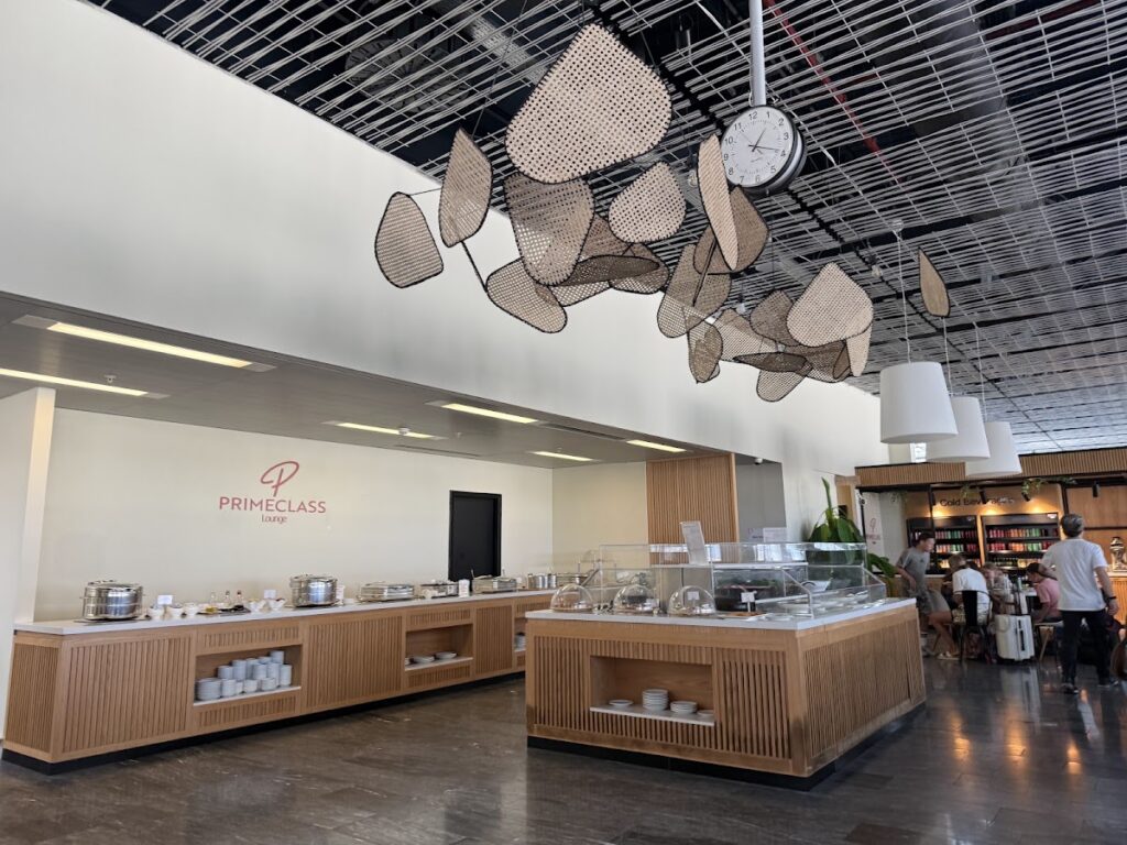 Prime Class Lounge Bodrum buffet and beverage counters
