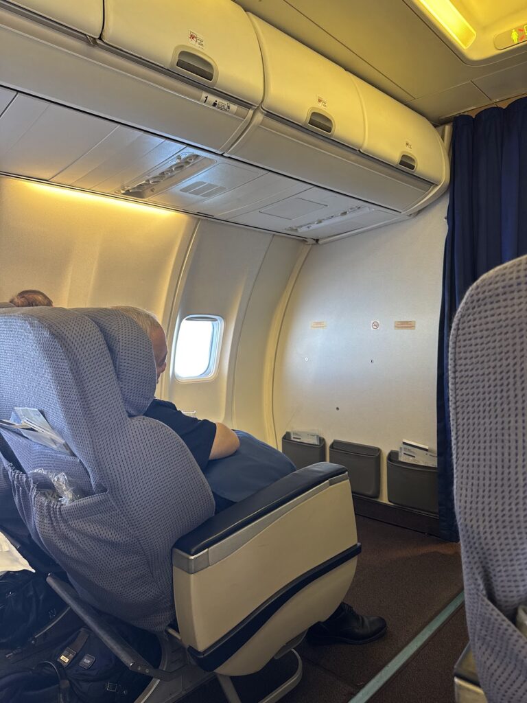 Significant legroom in seats 1A and C on Malaysia Airlines Short-Haul Business Class