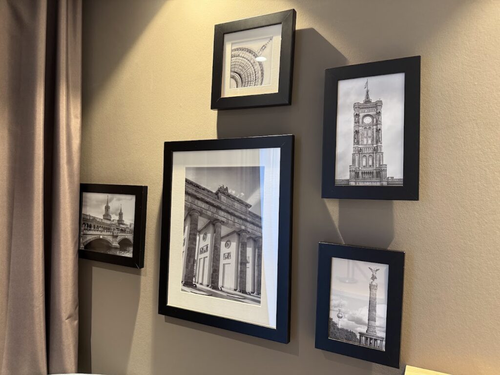 Berlin architectural wall art in frames