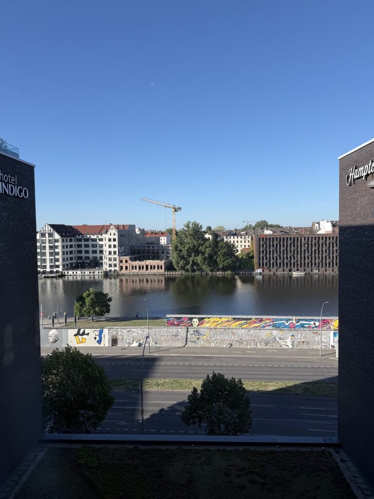 Hampton Berlin East Side Gallery view overlooking Berlin Wall