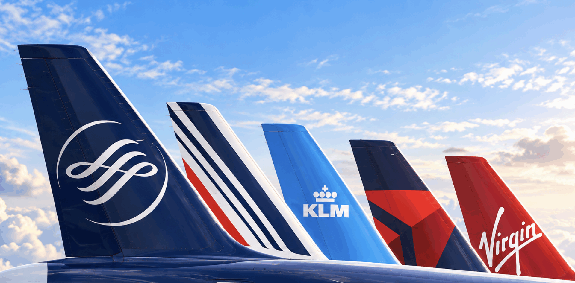 SkyTeam tailfins