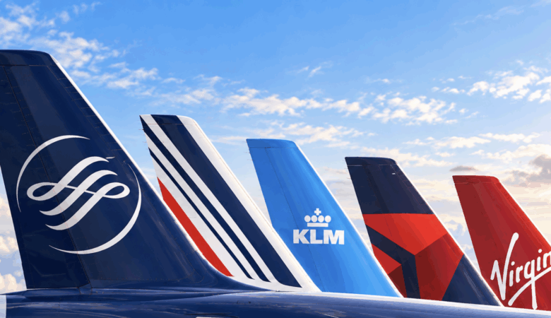 SkyTeam tailfins