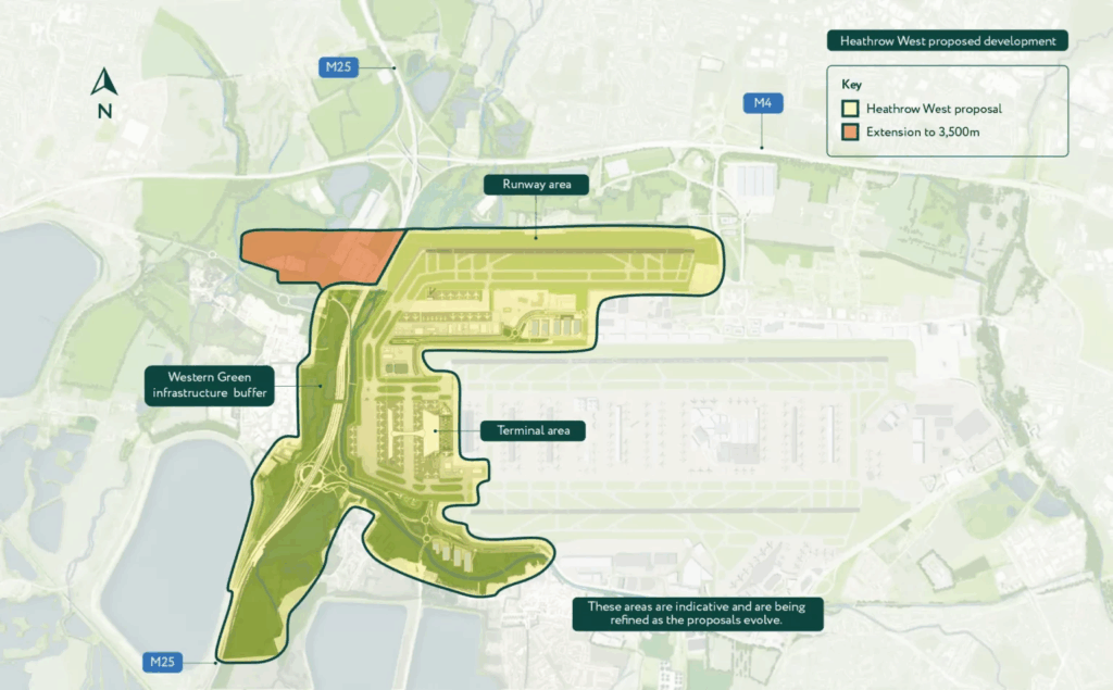 Heathrow West proposed site plan