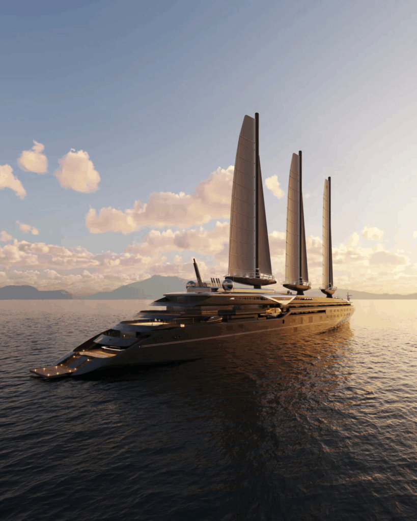 Orient Express Silenseas:   The world’s largest sailing ship
