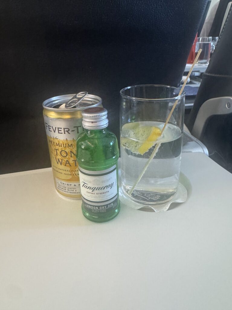 Gin and tonic service with Tanqueray and premium tonics