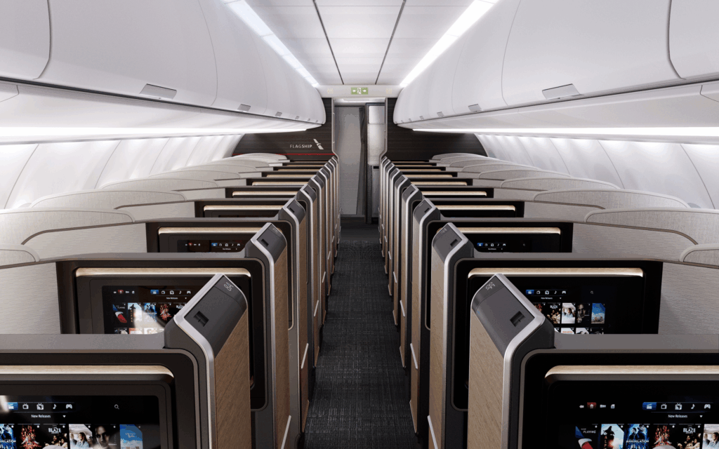 American Airlines Flagship Business Suite on narrow bodied aircraft