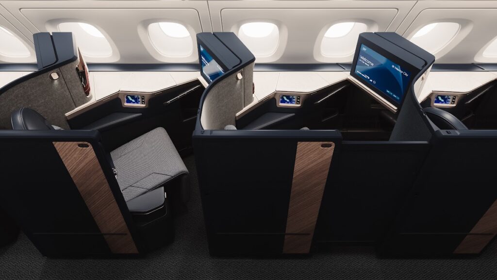 BA new First Class suites with privacy doors and entertainment