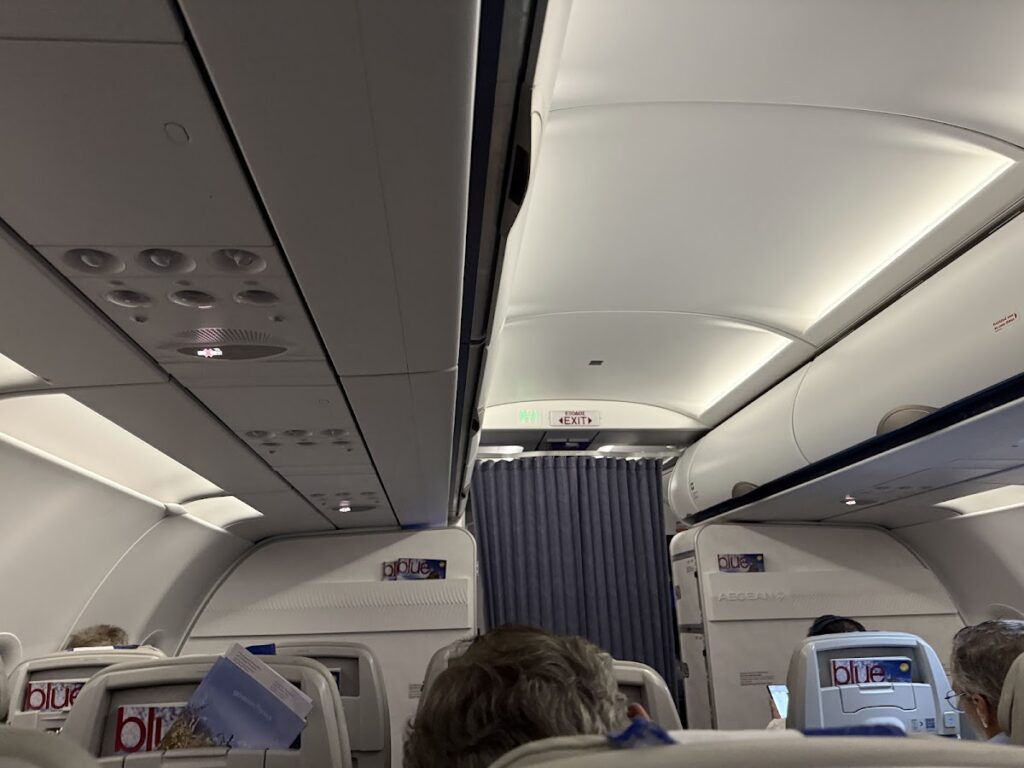 Aegean Airlines business cabin interior A321neo
